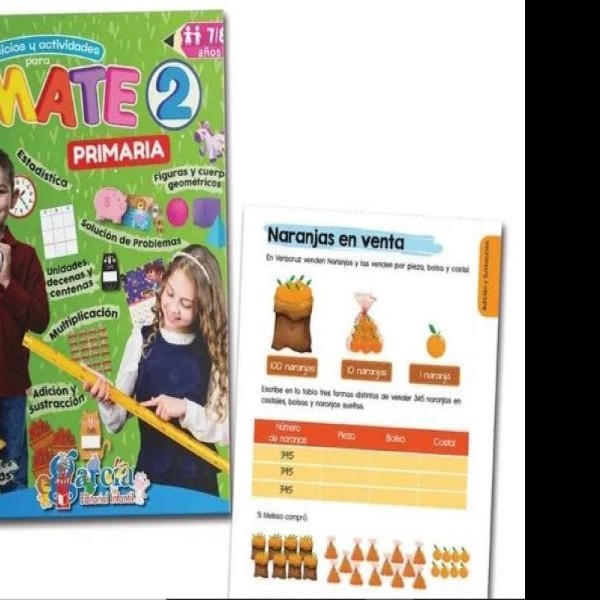 LIBRO ACT. EDU. EJERCICIOS MATE 2 CESP.GARCIA 1508 PZA